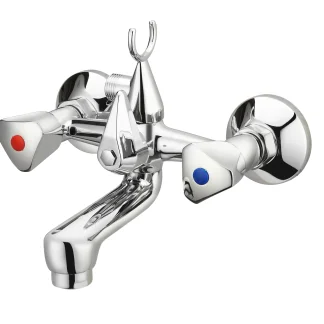 Primaster Badewannenarmatur Saarbrücken verchromt mit Brausehalterung