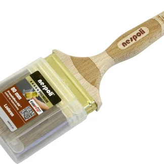 Nespoli FillPro® Wood Flachpinsel Lasuren LaserTouch®-Griff 8. Stärke, 80 mm