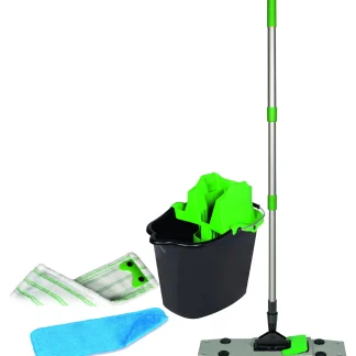 TrendLine Bodenwisch-Komplett-Set Click `N` Press, 42 cm Wischbreite