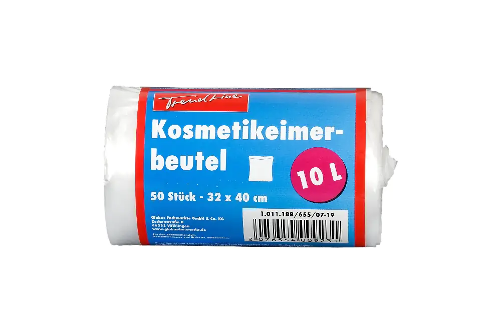TrendLine Müllbeutel für Kosmetikeimer 10 L 50 Stück