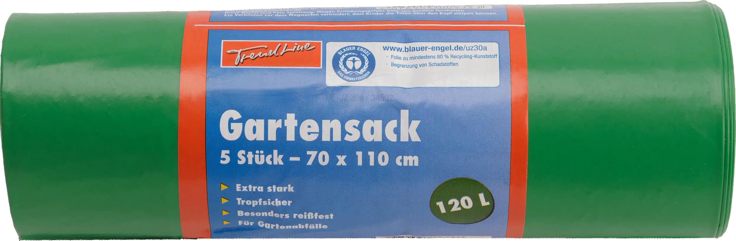 TrendLine Müllsäcke für Gartenabfälle 120 L 5 Stück