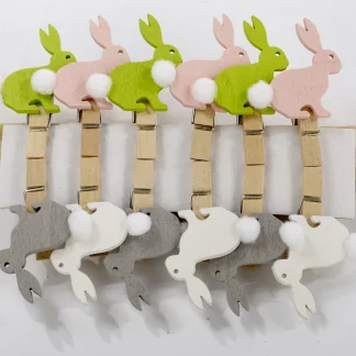TrendLine Clips Osterhase 12 Stück