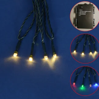 TrendLine LED Lichterkette 120 LED 120 LED, warmweiß/bunt