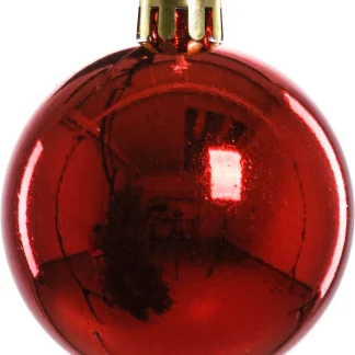 TrendLine Weihnachtskugeln bruchfest Ø 6 cm rot 25 Stück
