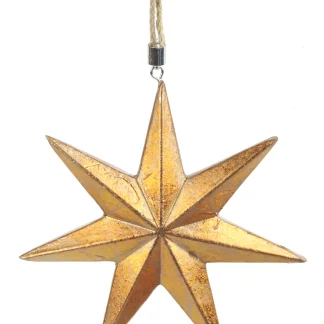 TrendLine Dekohänger Stern 15,5 x 15,5 x 3 cm