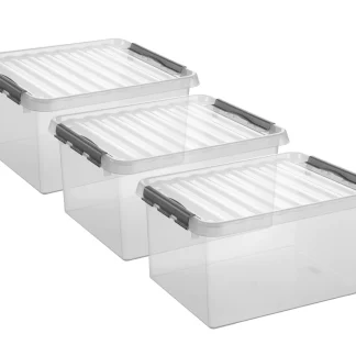 Sunware Aufbewahrungsbox Q-Line 36 L 3-er Set