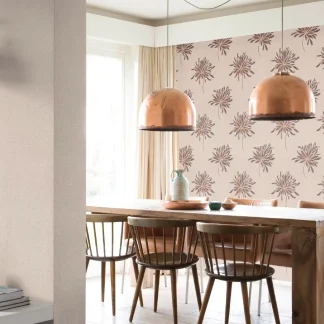 Rasch Vliestapete 649031 Andy Wand blume violett 10,05 x 0,53 m