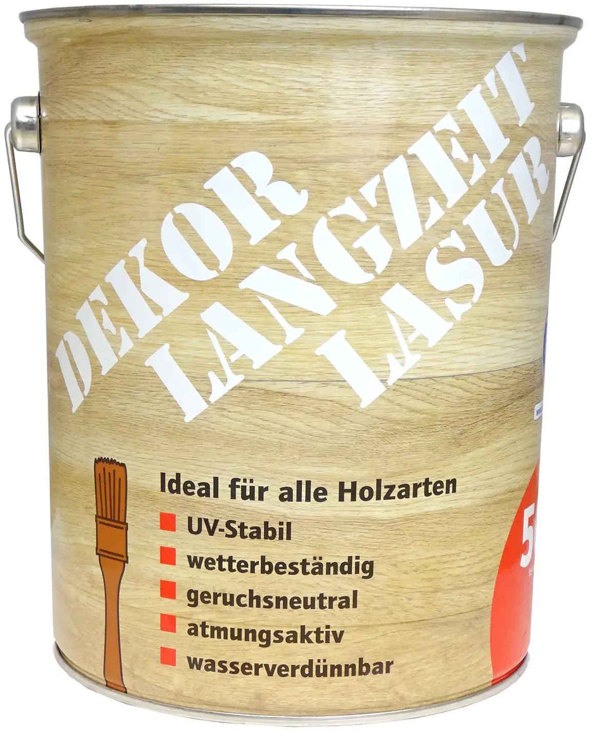 Dekor Langzeitlasur 5 L nussbaum
