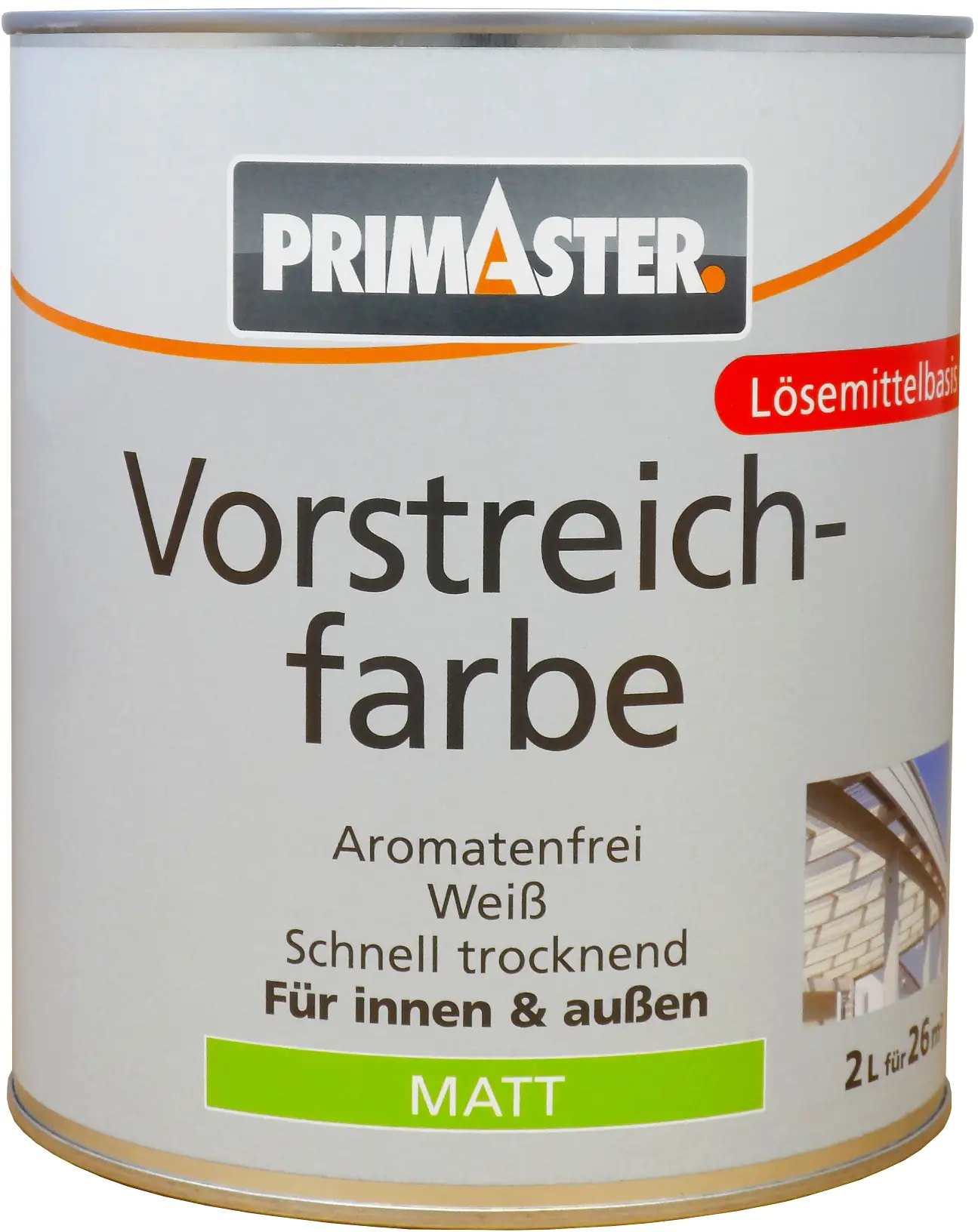 Primaster Vorstreichfarbe 2 L weiß matt
