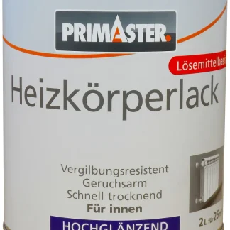 Primaster Heizkörperlack 2 L weiß hochglänzend