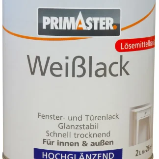 Primaster Weißlack 2 L hochglänzend
