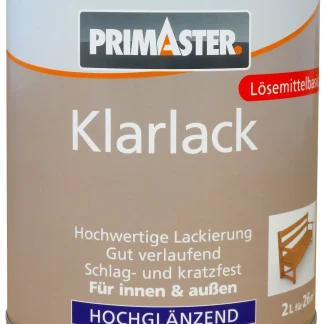 Primaster Klarlack 2 L hochglänzend