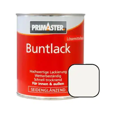 Primaster Buntlack RAL 9010 375 ml weiß seidenglänzend