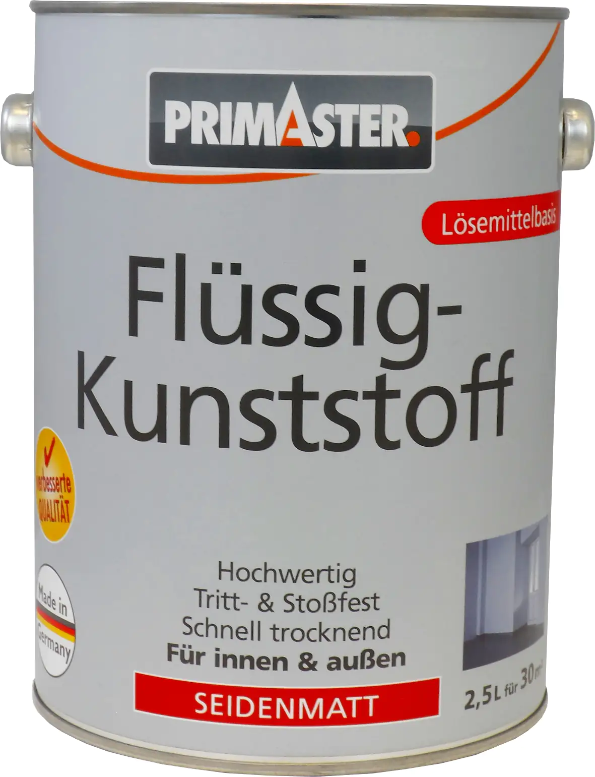 Primaster Premium Flüssigkunststoff RAL 9010 2,5 L Premium weiß