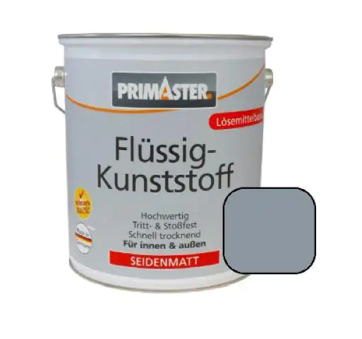 Primaster Premium Flüssigkunststoff RAL 7001 5 L silbergrau seidenmatt
