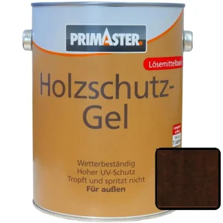 Primaster Holzschutzgel 5 L nussbaum seidenmatt