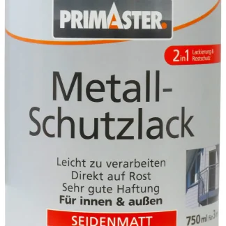 Primaster Metall-Schutzlack RAL 7016 750 ml anthrazitgrau seidenmatt