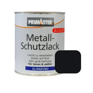 Primaster Metall-Schutzlack RAL 9005 750 ml tiefschwarz glänzend