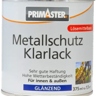 Primaster Metallschutzklarlack 375 ml glänzend