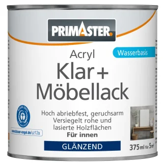 Primaster Klar und Möbellack 375 ml farblos glänzend