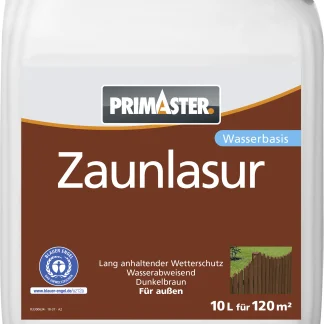 Primaster Zaunlasur 10 L dunkelbraun