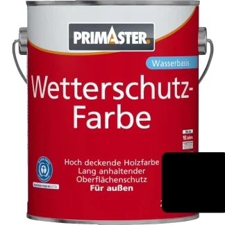 Primaster Wetterschutzfarbe 2,5 L schwarz