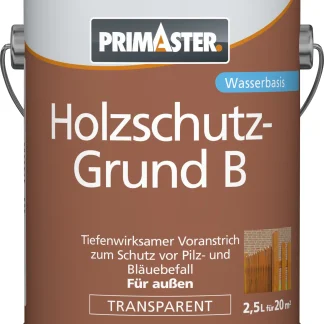 Primaster Holzschutzgrund B 2,5 L transparent