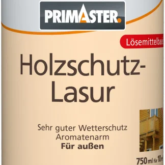 Primaster Holzschutzlasur 750 ml farblos