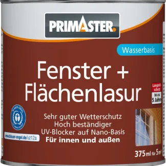 Primaster Fenster und Flächenlasur 375 ml farblos