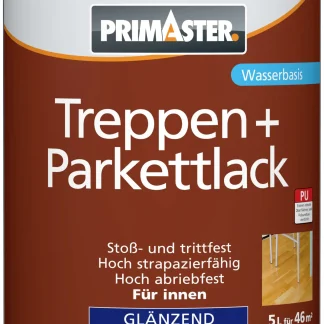 Primaster Treppen und Parkettlack 5 L glänzend