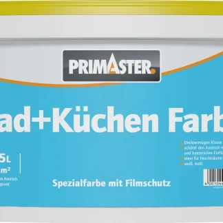 Primaster Bad & Küchenfarbe 2,5 L weiß matt