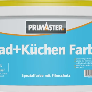 Primaster Bad & Küchenfarbe 5 L weiß matt