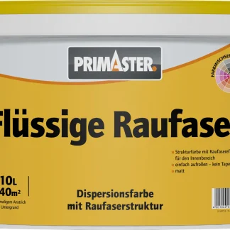 Primaster Flüssige Raufaser 10 L weiß