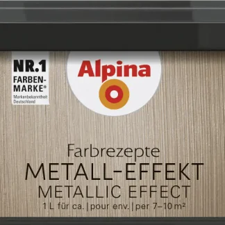 Alpina Farbrezepte Metalleffektlasur 1 L rosegold