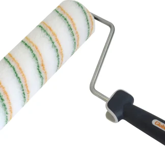 Farbroller Globusweiß 2K OrangeGreen kurzflor 25 cm