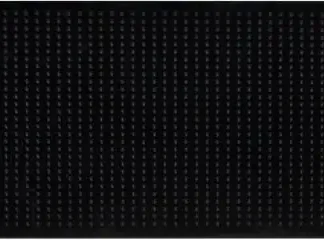 Stufenmatte Gummi schwarz, 25 x 77 cm
