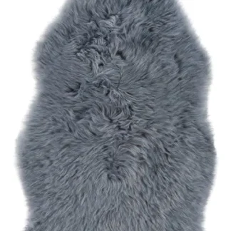 Schaffell natur dunkelgrau, ca. 60 x 85 cm