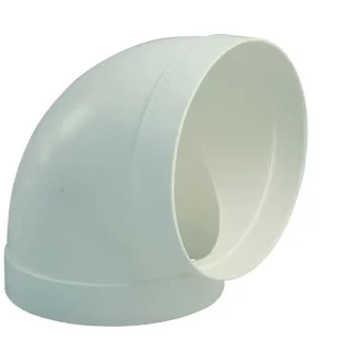 Marley Bogen 90° rund für Rohr 100 mm Ø, weiß
