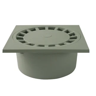 Marley Abläufe DN 110 Bodenablauf für Flacheinbau 250 x 250 mm