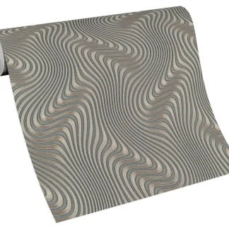 Guido Maria Kretschmer Vliestapete 10146-15 Fashion For Walls welle schwarz 10,05 x 0,53 m