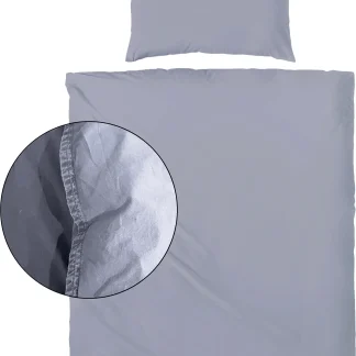 Vario Bettwäsche Renforce Stone washed denim, 135 x 200 cm