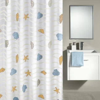 Kleine Wolke Duschvorhang New Beach multicolor, 180 cm x 200 cm