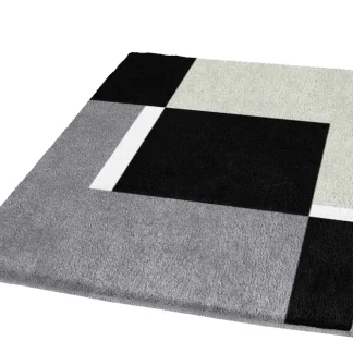 Kleine Wolke Badteppich Dakota platin, 70 x 120 cm