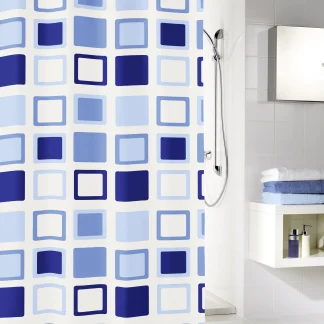 Kleine Wolke Duschvorhang Clipper azur, 180 x 200 cm