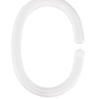 Kleine Wolke Ringe für Duschvorhang weiß