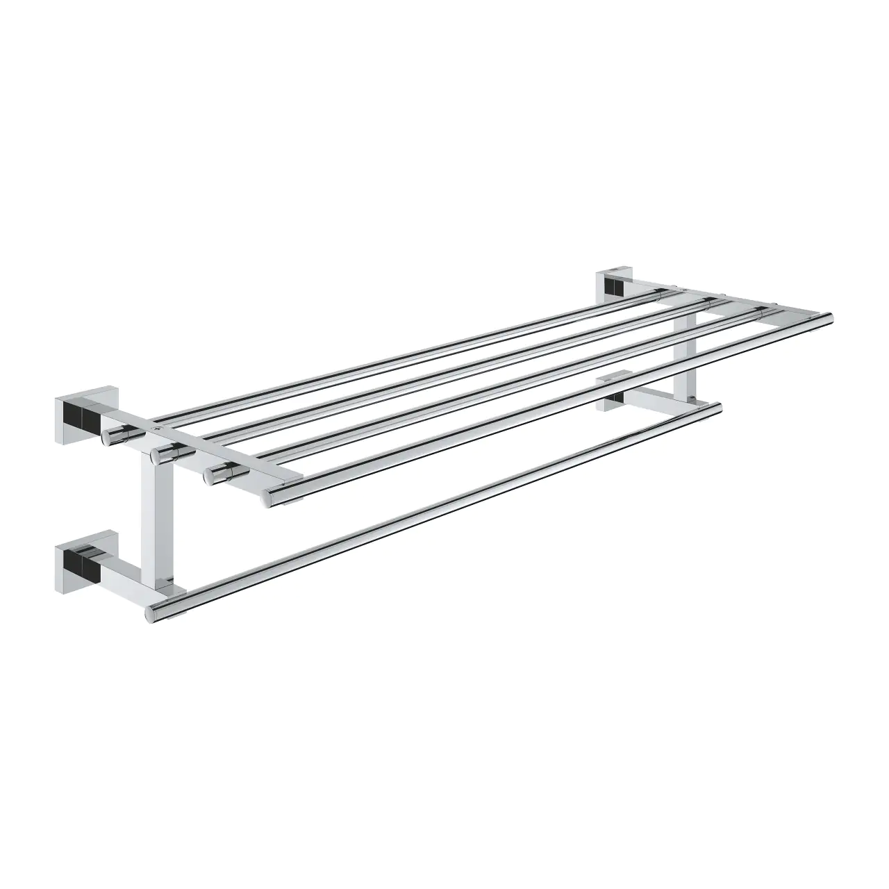 Grohe Multi-Badetuchhalter Essentials Cube Metall, chrom, glänzend