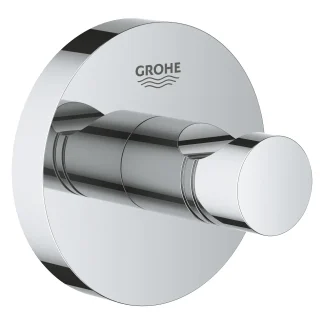 Grohe Bademantelhaken Essentials Metall, chrom, glänzend