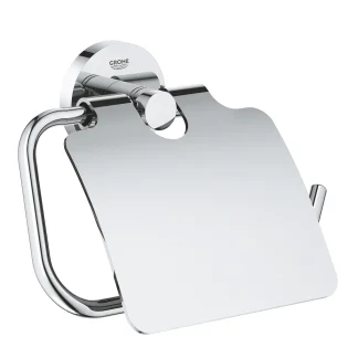 Grohe Papierrollenhalter Essentials chrom, mit Deckel