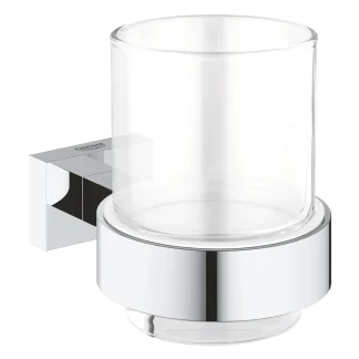 Grohe Zahnputzbecher Essentials Cube chrom