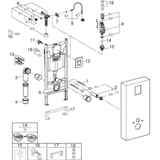 Grohe Solido Monobloc mit Schnellverstellung und Höhensicherung